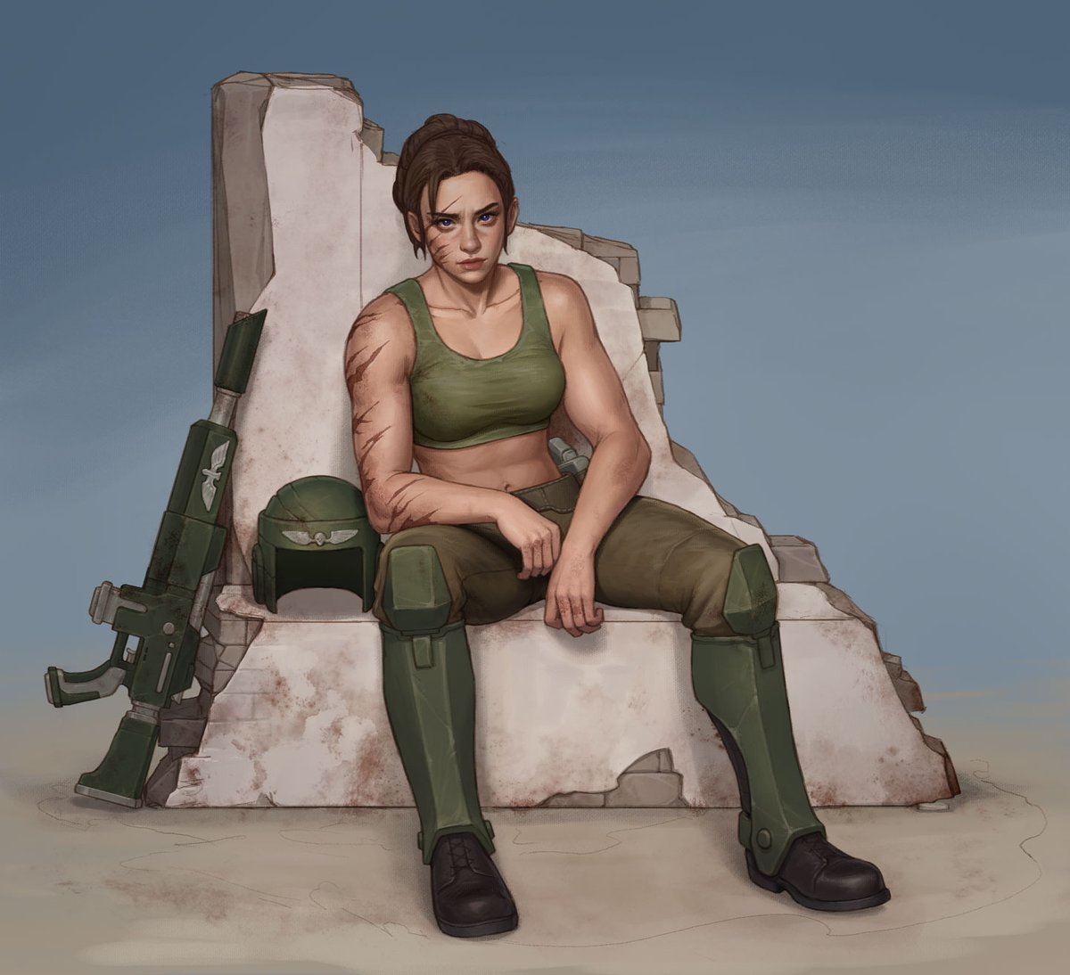 yangzheyy's tweet photo. commission~

Exhausted Imperial Guard Woman
#warhammer40k https://t.co/w9dTgAhkHX