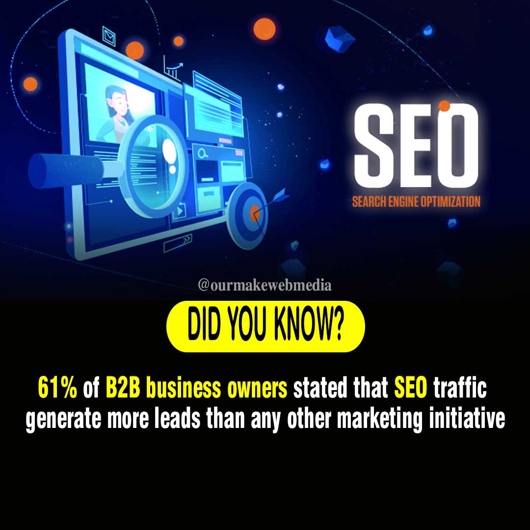 Follow us for more content based on knowledge, company service, and more.

#SEO #SEOTips #SEOServices #SEOExperts #DigitalMarketing
 #DigitalMarketingFacts #DigitalMediaFacts #OurMakeWebMedia