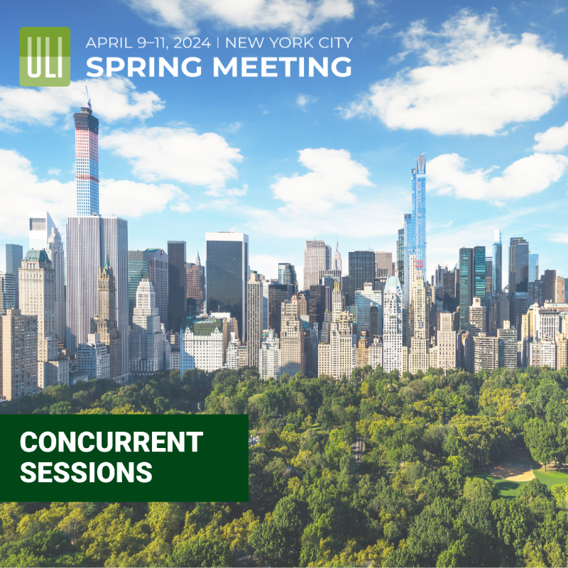 UrbanLandInst's tweet photo. In just less than one month at 2024 #ULISpring, you'll be at the center of NYC while also at the center of critical housing &amp; sustainability discussions. Gain deeper insight into #housingattainability, capital markets, &amp; the path to #netzero by attending our concurrent sessions.