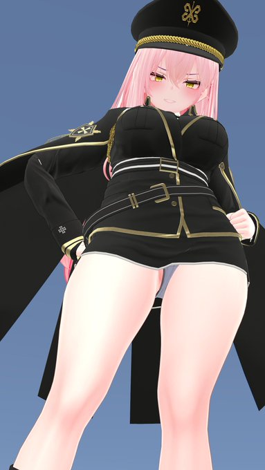 「まだ腕立て伏せ100回が終わっていないぞ!」
「その....見えてます......」
「......ッ!」 