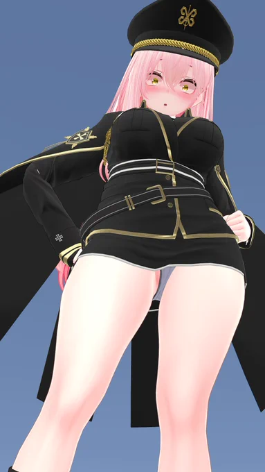 「まだ腕立て伏せ100回が終わっていないぞ!」「その....見えてます......」「......ッ!」 