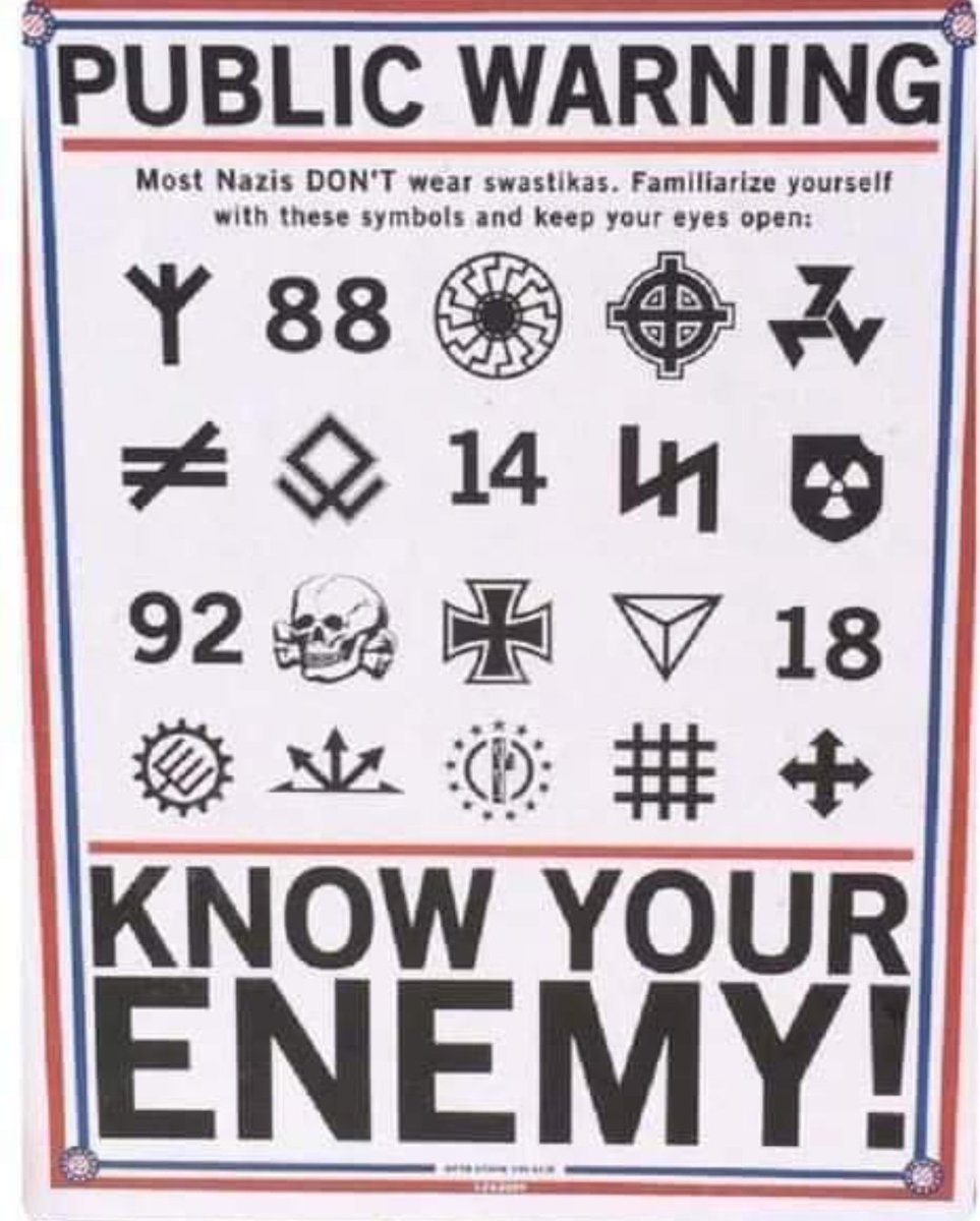 Eric_Biggz's tweet photo. Know your symbols and dog whistles. Expose these Nazi fucks . https://t.co/YjY8lhAwgb