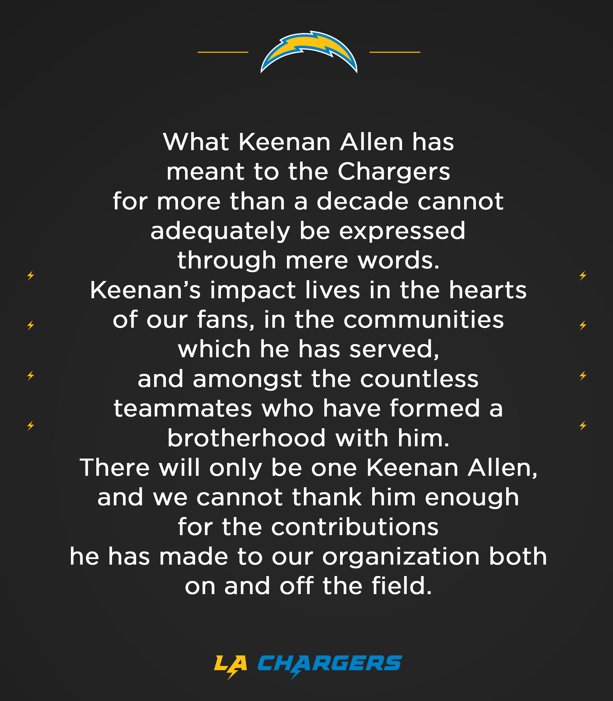 The chargers 2024
