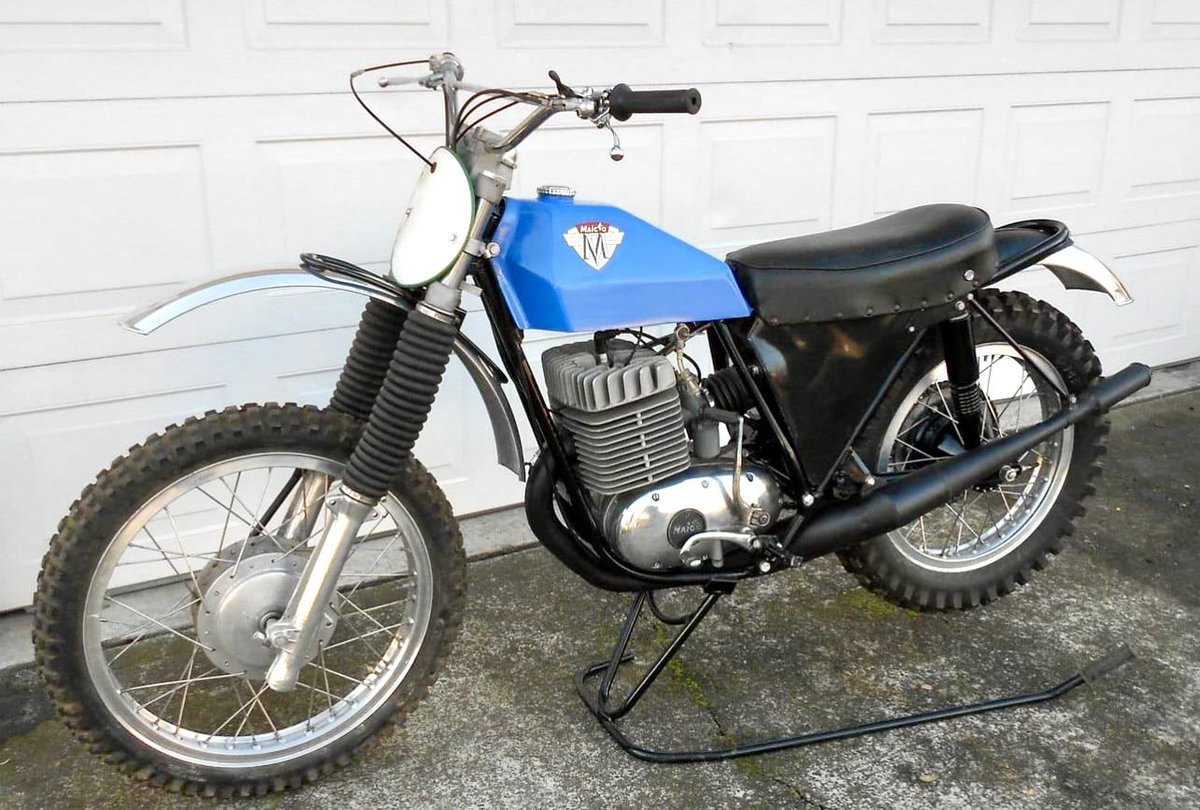 motodude511's tweet image. 1969 Maico MC360 Square Barrel 🇩🇪
#maico #vintagedirtbike
