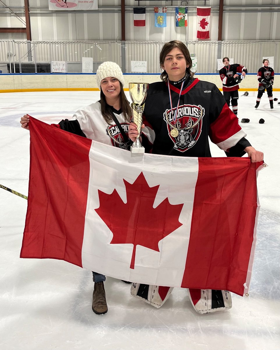 MHarris7173's tweet photo. Had the best time in Saint Pierre! Winning the cup was a bonus! #welovehockey #french https://t.co/kX3FTSCgxt