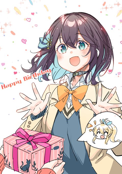 モカちゃん誕生日おめでとうファンアート
 #宮舞モカ誕生祭2024 