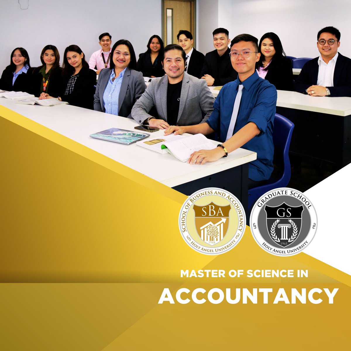Master of Science in Accountancy (MSA) is a graduate program that aims to specialize in areas of increasing ethical standards, corporate responsibility, and readiness to challenge within the accounting sector.

#HAUBestMomentsHere
#Angelites