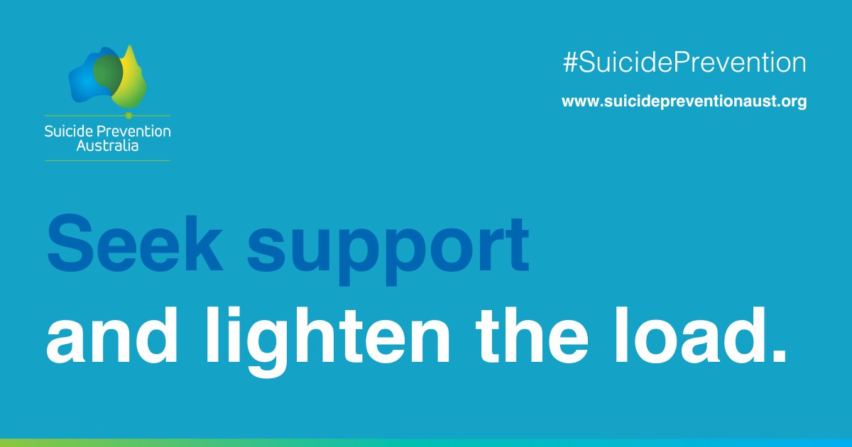 You are not alone, reach out for support and lighten the load. You can contact Lifeline 13 11 14, Beyond Blue 1300 224 636, or Suicide Call Back Service 1300 659 467 for 24/7 crisis support. For more support options, head to ow.ly/xZzh50OTkSu