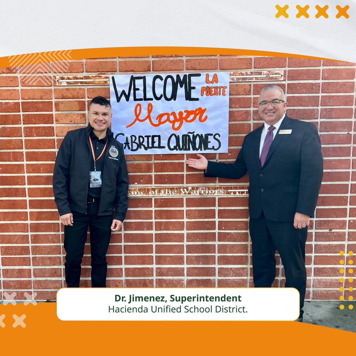 CityofLaPuente's tweet image. On March 7th, our Mayor, Gabriel Quiñones, was invited to be the Principal for a day at La Puente High, a collaboration between the Hacienda Heights Unified School District, Basset School District, and Rowland School District.

#LaPuente #Principalforaday #LEADProgram #school