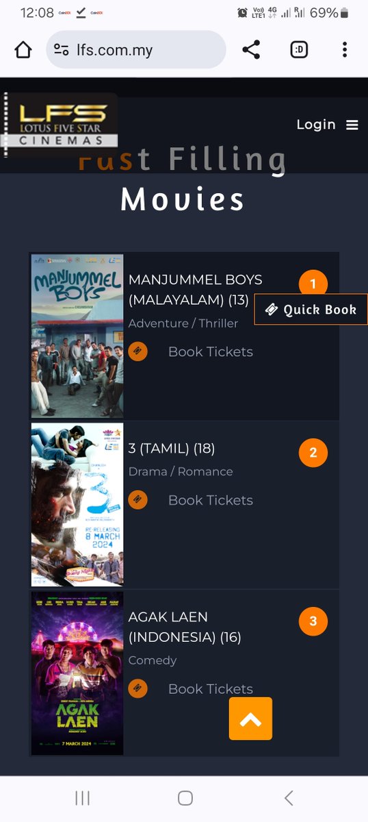 #ManjummelBoys is the number one movie across LFS movies in Malaysia 

@LotusFivestarAV  @uie_offl @ulagam_cinema @MalaysiaTickets @MYRBoxOffice  @PharsFilm @GokulamMovies @Forumkeralam2 @Forumkeralam1 @keralabo