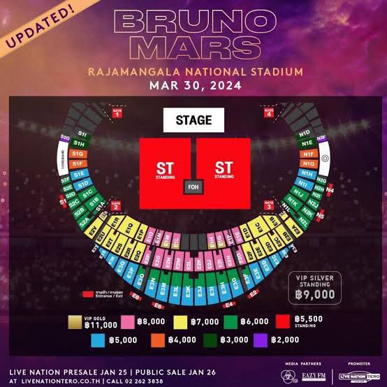 dinarasy's tweet photo. WTS 2 Tickets Bruno Mars in Bangkok 30 March 2024 STANDING Section. Rill tiket sendiri. Normal price bisa nego tipisss

#WTS #brunomarsconcert #BrunoMarsBKK #brunomarsinbkk https://t.co/2uKLoTiUfp