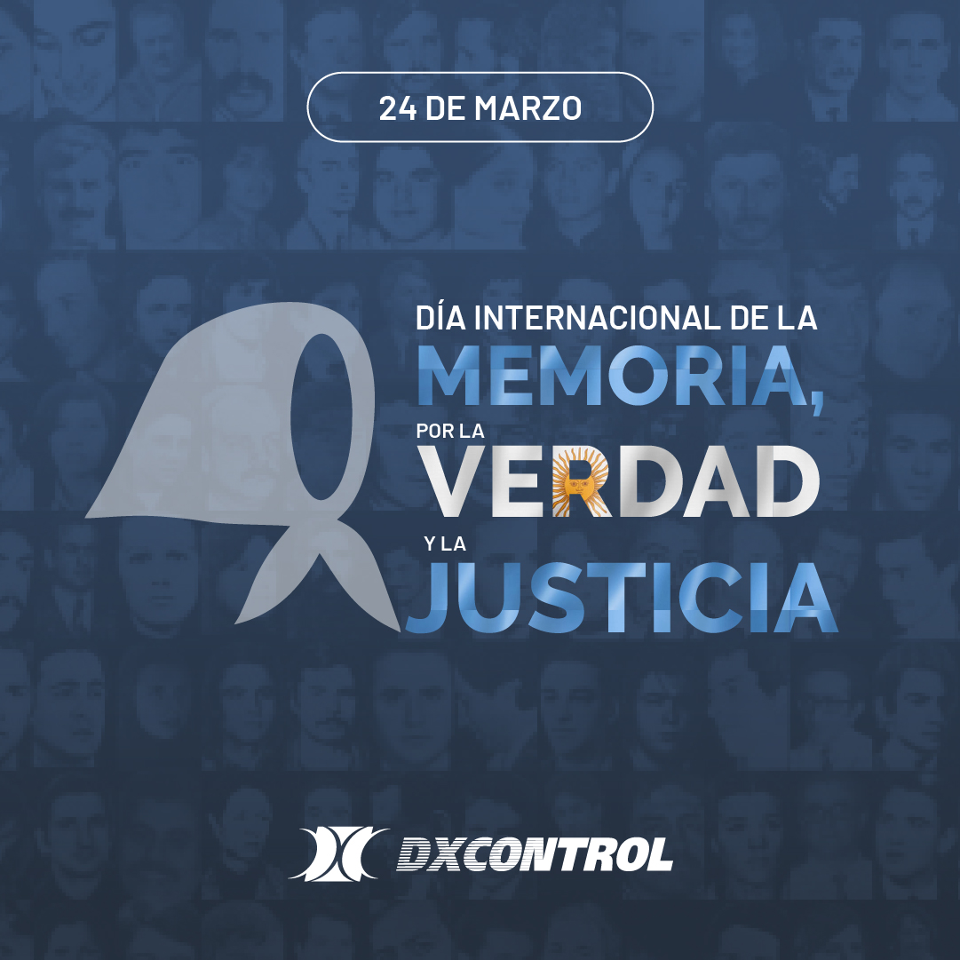 DxControlSA's tweet image. 24 DE MARZO - Día de la memoria por la verdad y la justicia  Dx Control  #24DEMARZO #NUNCAMAS