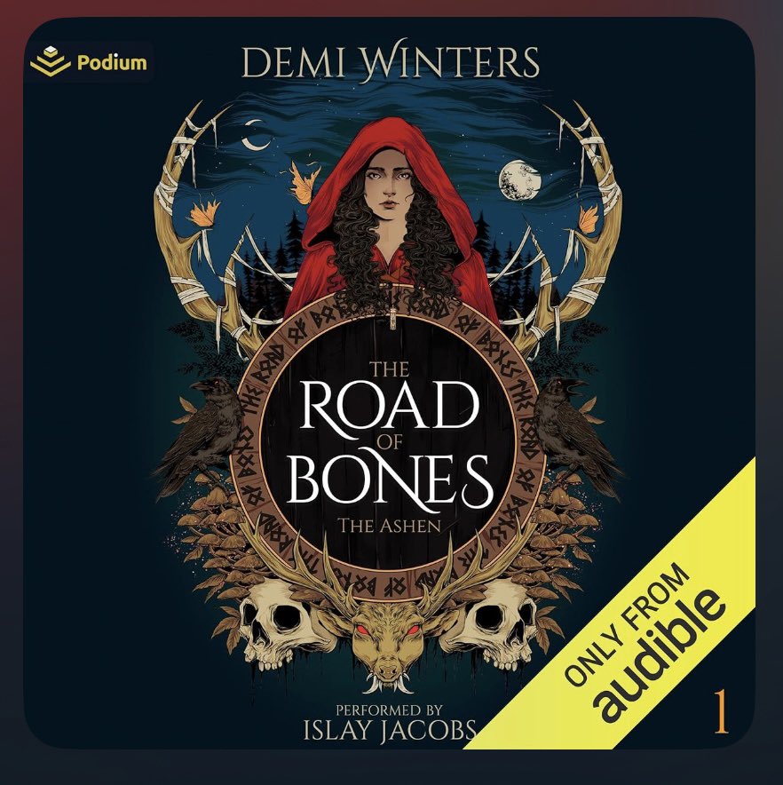 jessica_mitacek's tweet photo. reading/listening to road of bones concurrently with @MissHarmonyProm and not only am I hooked πͺbut the ongoing commentary is π₯ #owls #snurfgandre #scars #leafdrugs #iseedeadpeople #roadofbones @audible_com https://t.co/wJnax4Z9XX