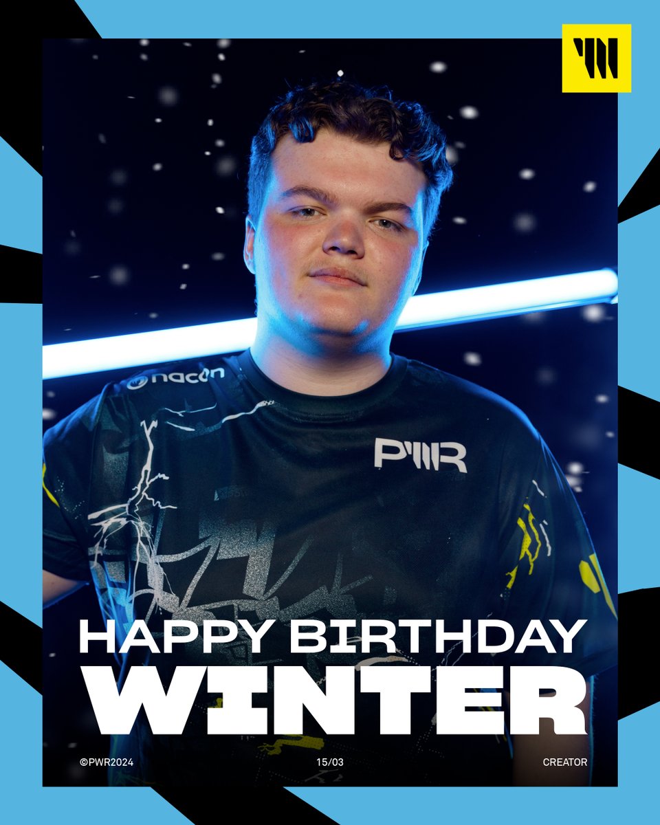 TeamPWR's tweet image. Happy Birthday Winter!❄️

Hope you have a special day and here's to many great years of you streaming maybe once per month❤️