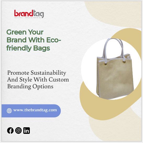 thebrandtag's tweet photo. Hey there! Tired of flimsy, non-eco-friendly bags that break on you? Our durable, stylish, and eco-friendly bags are perfect for you! Say goodbye to plastic and hello to sustainability with our awesome bags. #ecofriendlyliving  #uniquebags #uniquegifts #branding #ecofriendlybags https://t.co/u5kUJE1PsI