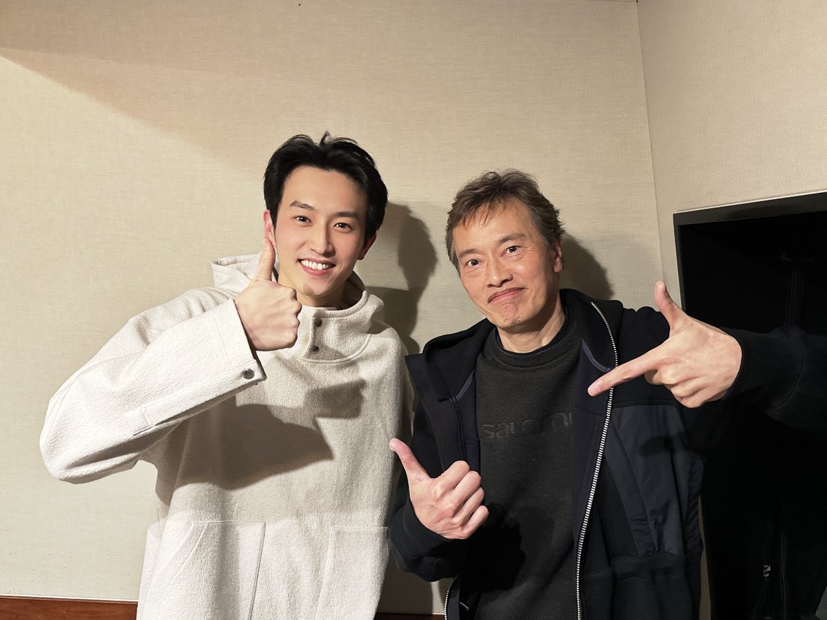 offtalksugi_tfm's tweet photo. ／
📻【FM 大阪 でお聴きの皆様】
＼
今夜26:30~ #杉野遥亮 の #今夜もオフトーク です!! 

#ばらかもん で共演した #遠藤憲一 さんとお届け❗️
お互いの印象や撮影時の裏話などたっぷりと！
あっという間の30分でした〜✨

#FM大阪 #radiko 
https://t.co/pEQkas99aR https://t.co/D7jLggAAV7