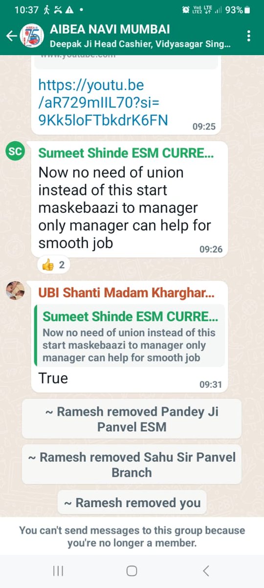 nikeptp's tweet photo. #5DaysBanking #Quitunion @idesibanda @AiexbefUP If you raise your voice against this mighty Union, you will be removed from their group. How undemocratic in a Democratic country https://t.co/0Zo3PuTUMd