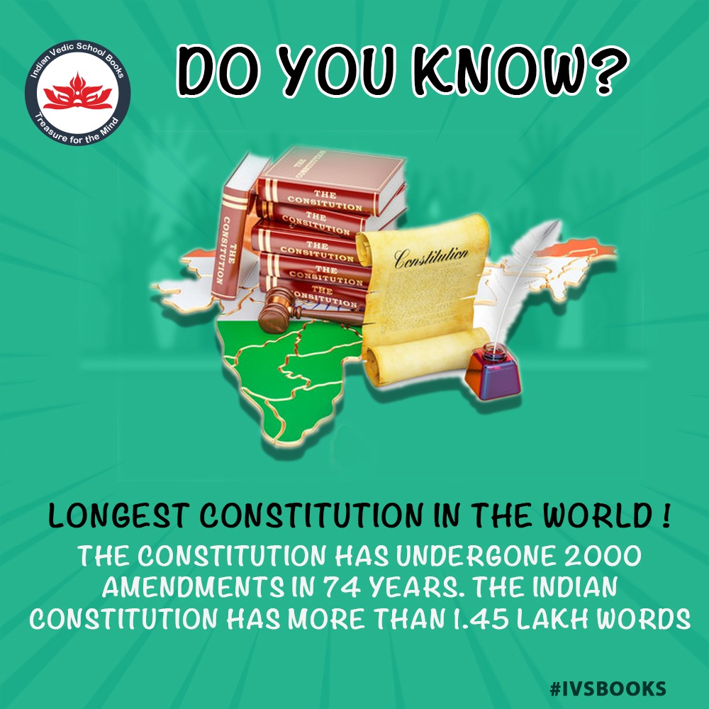 Longest Constitution in the World
#doyouknow #DoYouKnowChallenge #doyouknowfacts #indianvedicschoolbooks #ivsbooks #comicbooks #moralstories #indianstories #bommarillu #ivsbooks #kidsbooks #moralstoriesforkids #mythologybooks #historybooks #bommarillubooks #picturebooks