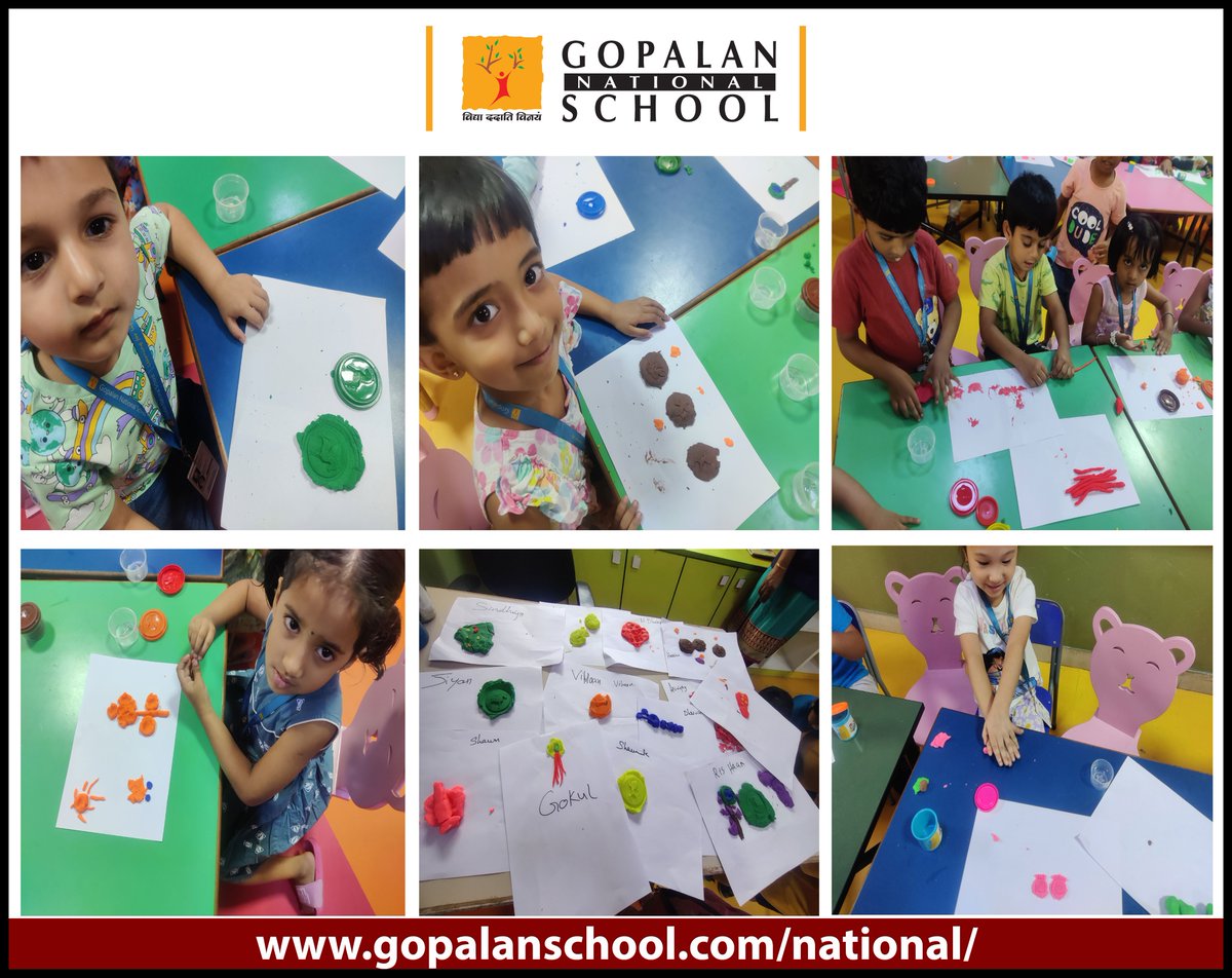 𝙋𝙡𝙖𝙮𝙜𝙧𝙤𝙪𝙥 𝙨𝙩𝙪𝙙𝙚𝙣𝙩𝙨 𝙖𝙩 𝙂𝙉𝙎 𝙥𝙖𝙧𝙩𝙞𝙘𝙞𝙥𝙖𝙩𝙚𝙙 𝙞𝙣 𝙖 𝙘𝙡𝙖𝙮 𝙢𝙤𝙡𝙙𝙞𝙣𝙜 𝙘𝙤𝙢𝙥𝙚𝙩𝙞𝙩𝙞𝙤𝙣, 𝙟𝙤𝙮𝙛𝙪𝙡𝙡𝙮 𝙘𝙧𝙖𝙛𝙩𝙞𝙣𝙜 𝙫𝙖𝙧𝙞𝙤𝙪𝙨 𝙘𝙧𝙚𝙖𝙩𝙞𝙤𝙣𝙨.

#gns #gopalannationalschool #bestschool #schoolsinwhitefield #claymolding