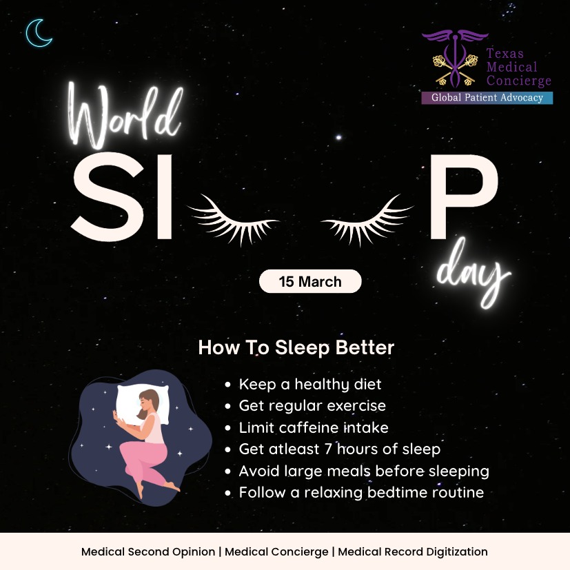 ConciergeTexas's tweet photo. Sleep is more than just rest; it's the cornerstone of our well-being. On this World Sleep Day, let's prioritize the rejuvenating power of a good night's sleep. Sweet dreams await those who cherish the gift of sleep. #WorldSleepDay 💤#enjoysleep #livewithyourdreams https://t.co/kg7Kugyqin
