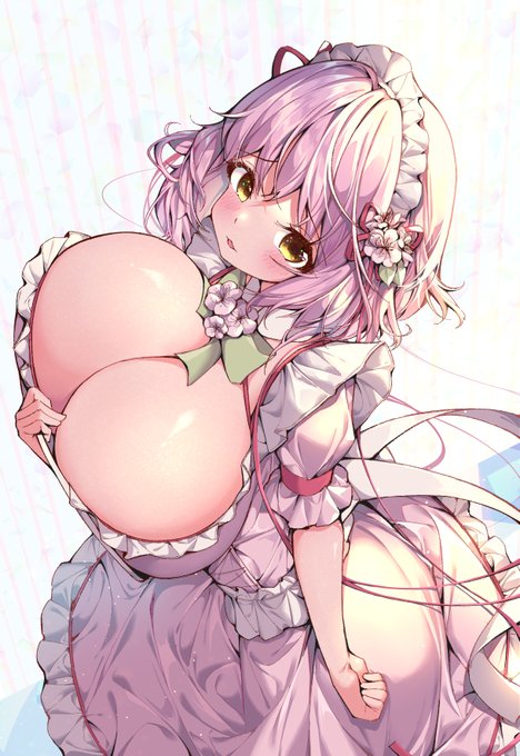 #オリキャラは性癖の見本市
桃色メイド🥛💕 