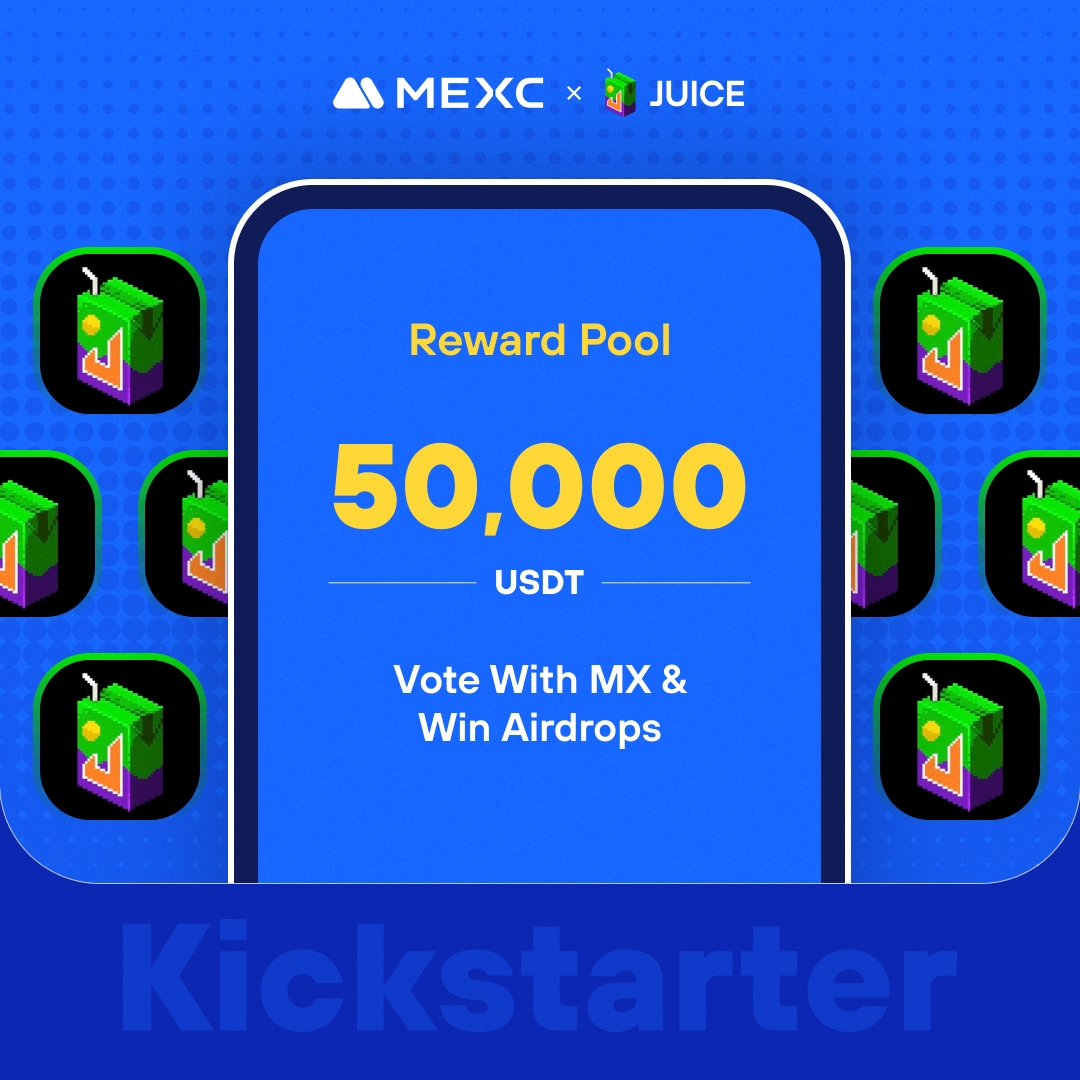 juicebotapp, a Telegram cryptocurrency trading bot that allows users to  seamlessly buy, sell, and trade coins, is coming to #MEXCKickstarter 🚀  🗳Vote with $MX to share massive airdrops 📈 $JUICE/USDT Trading:2024-03-16  15:00 (