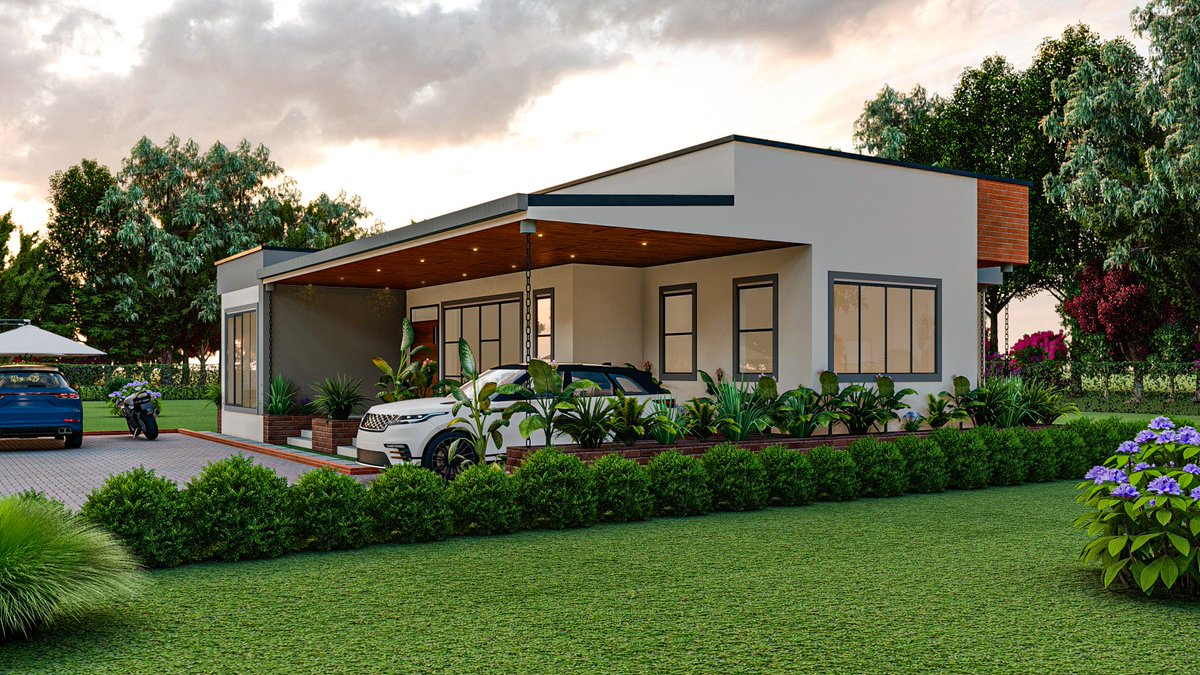 HouseDesignsKe's tweet photo. Rethinking the 3 Bedroom Bungalow in Kenya. https://t.co/4VmJPF1U0r