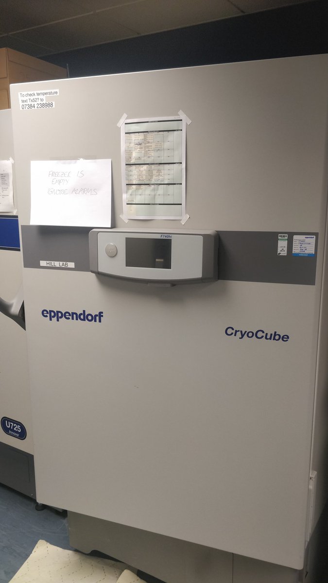 Every PIs nightmare... a -80 freezer failure after just 2.5 years. Thankfully, we were there when it happened, all our samples are safe and didn't warm above -65 during transfer to a backup. So what have I learned from this?