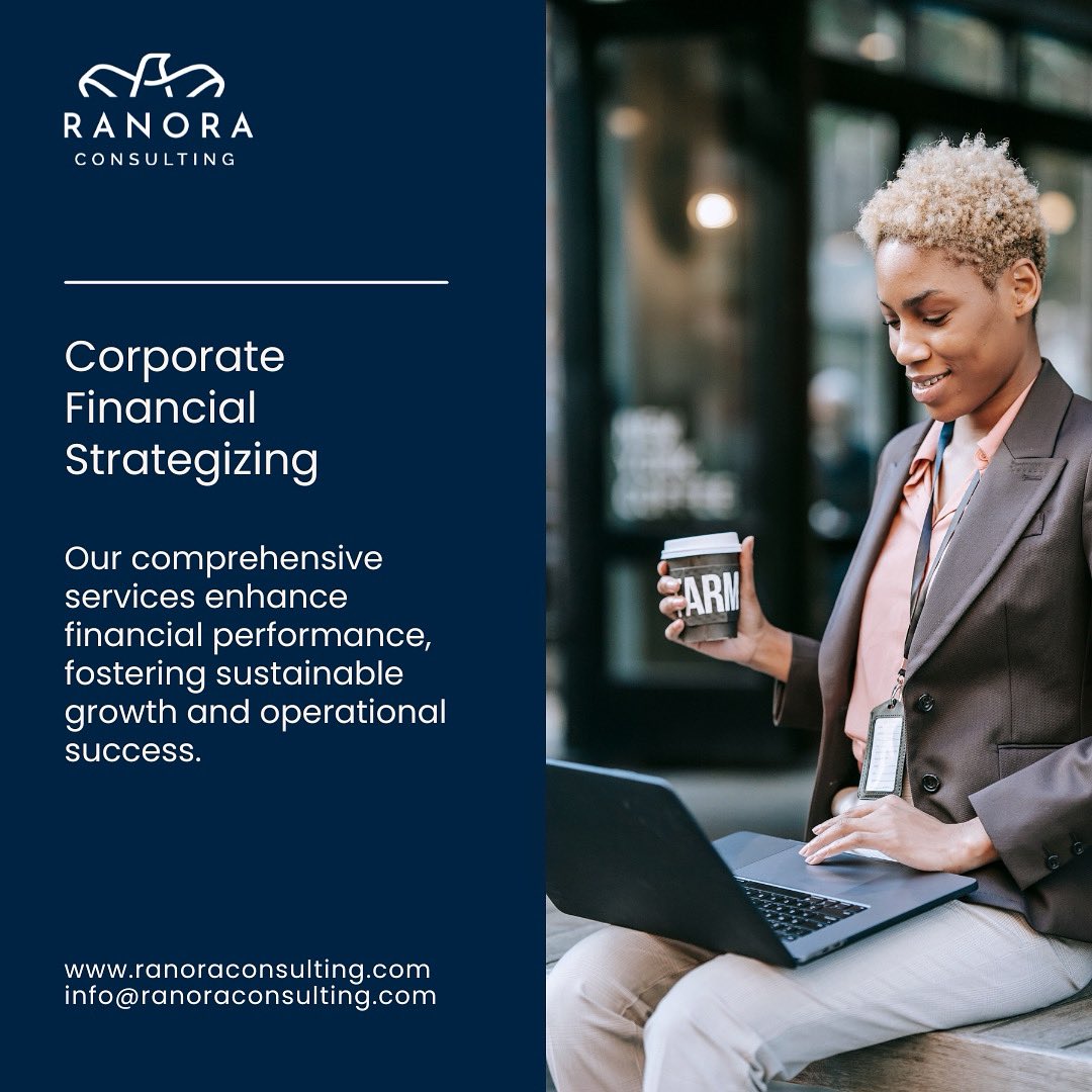 Ranora_Consult's tweet image. Boosting Business Finances: Our services improve how your money works, helping your business grow and succeed. 🌟💼 #FinancialStrategy #SustainableGrowth #OperationalSuccess #RanoraConsulting