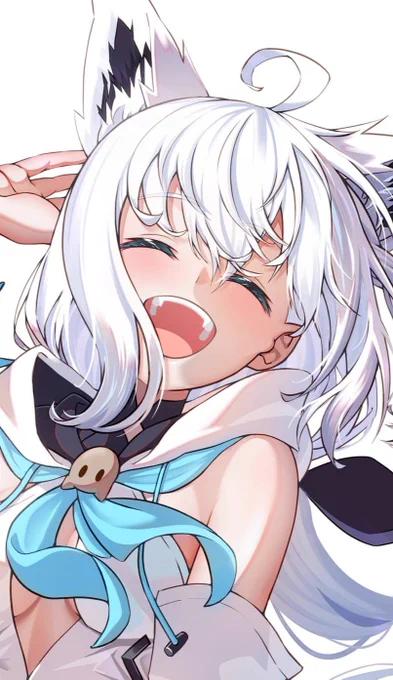 いつも楽しい配信をありがとうございます!フブちゃんの屈託のない笑顔と声にたくさんの元気をもらっています!#フブキさんいつもありがとう 