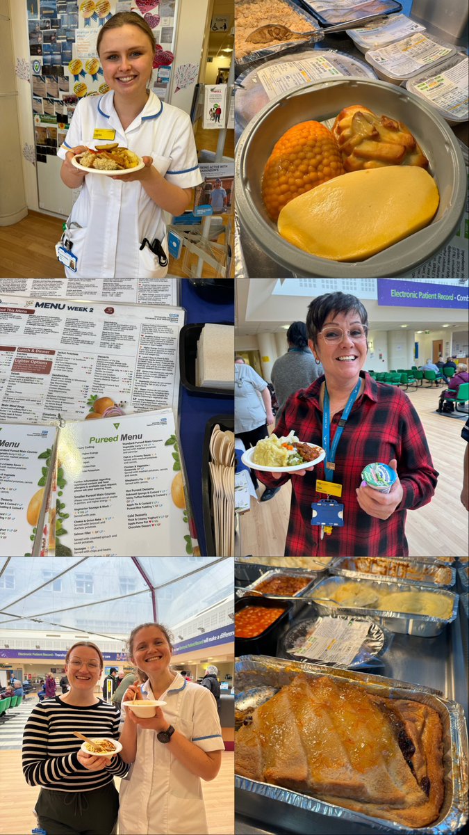 Nutrition & Hydration week 2024 💧🍎 This week our DAPs have carried out ONS tasting & educational sessions on multiple wards at UHCW. Yesterday we did a mealtime tasting in the outpatient area showcasing the menu options available to our inpatients. @NHWeek