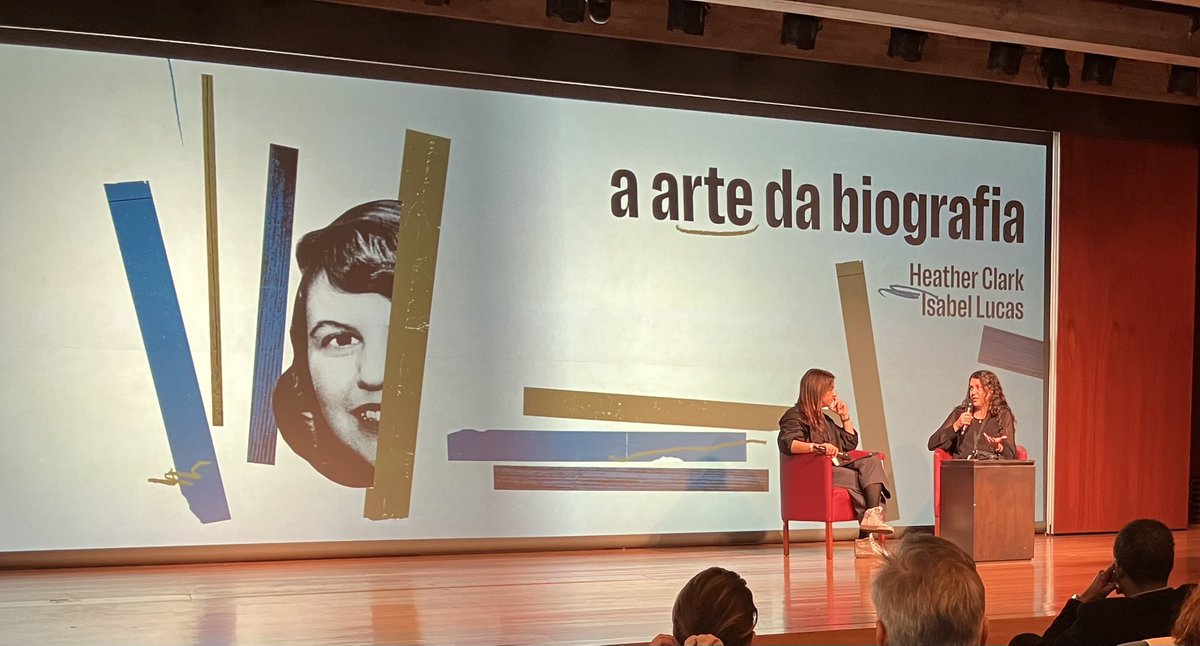 What a pleasure to talk Plath and biography at the Fundação Gulbenkian in Lisbon @FCGulbenkian