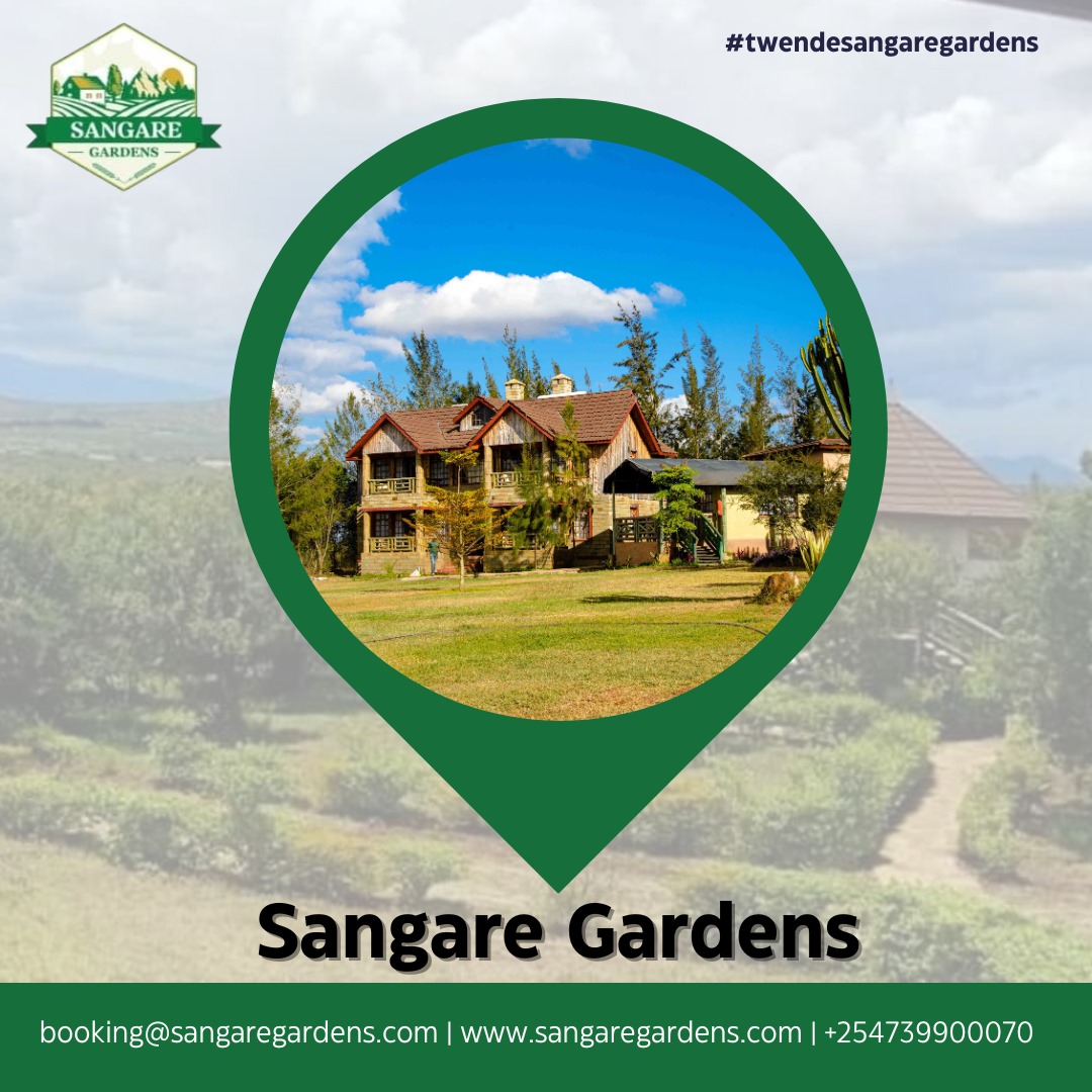 Escape the chaos and find serenity in Sangare Gardens!

Here, every sunrise is a promise of a new beginning and every sunset a celebration of another day well spent. 

Make a reservation today via booking@sangaregardens.com or call 0739900070.
