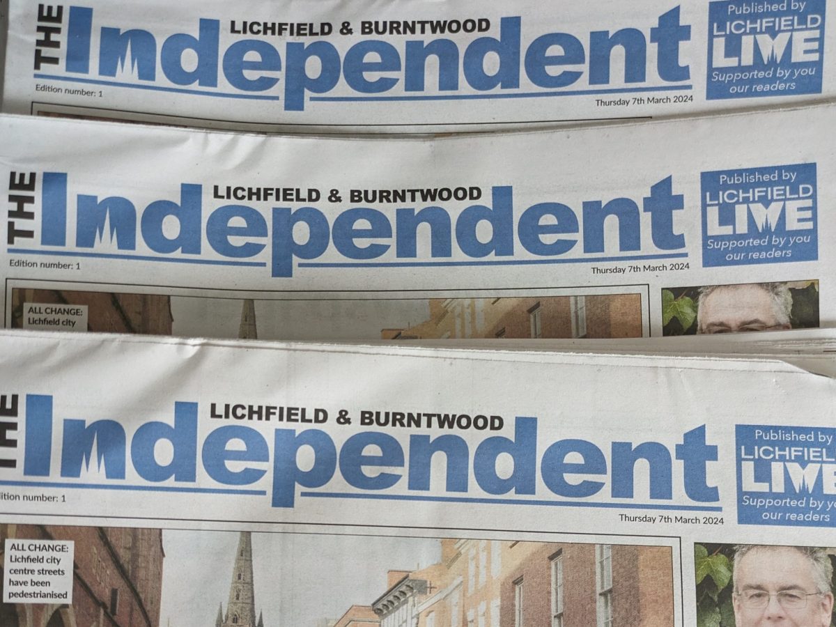 Lichfield Live® (@lichfieldlive) on Twitter photo We're working on the next edition of The Lichfield and Burntwood Independent (out on 21st March) - time is running out for businesses and groups to get their message heard and support our efforts by booking an advert.
Email yournews@lichfieldlive.co.uk for details. We're working on the next edition of The Lichfield and Burntwood Independent (out on 21st March) - time is running out for businesses and groups to get their message heard and support our efforts by booking an advert.
Email yournews@lichfieldlive.co.uk for details.