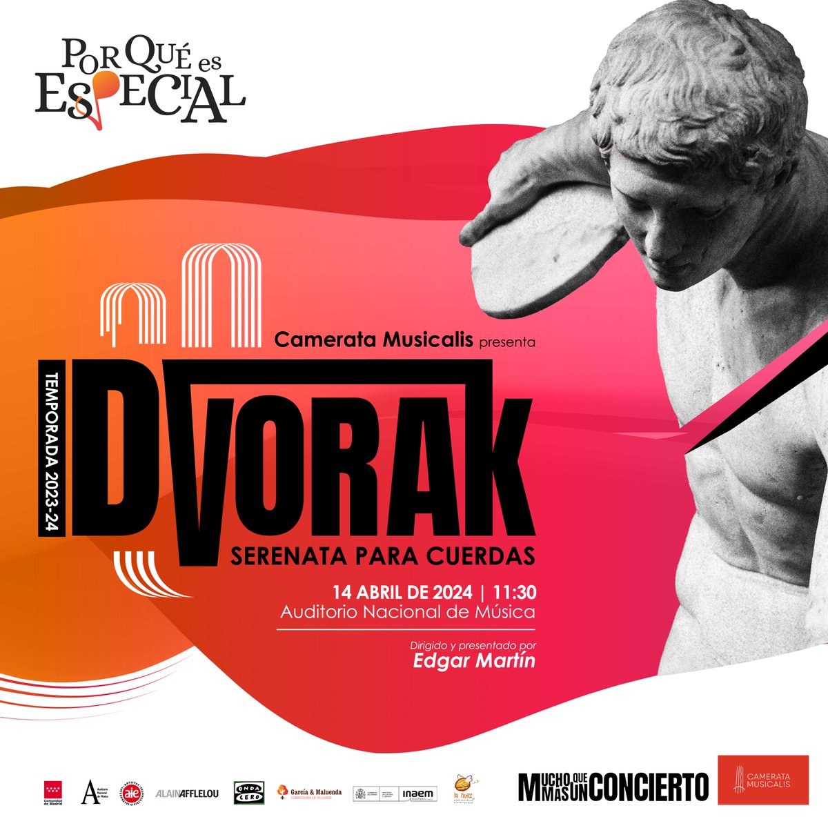 Camerata Musicalis (@c_musicalis) on Twitter photo Si la música genera dopamina, lo del próximo #PorQuéEsEspecial? podría hasta ser ilegal…
Tenemos a #Dvorak y sus serenata para cuerdas y tenemos a nuestra orquesta y a nuestro director <a href="/EdgarmjDirector/">Edgar Martín Jiménez</a> preparados para ofreceros #MuchoMásQueUnConcierto.
cameratamusicalis.koobin.com Si la música genera dopamina, lo del próximo #PorQuéEsEspecial? podría hasta ser ilegal…
Tenemos a #Dvorak y sus serenata para cuerdas y tenemos a nuestra orquesta y a nuestro director <a href="/EdgarmjDirector/">Edgar Martín Jiménez</a> preparados para ofreceros #MuchoMásQueUnConcierto.
cameratamusicalis.koobin.com