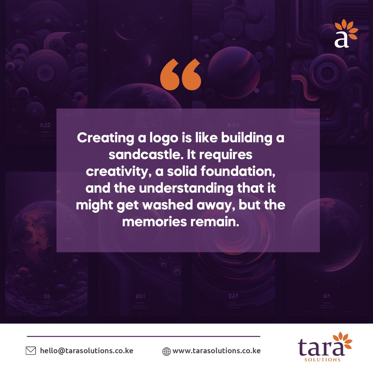 _tarasolutions's tweet photo. Great logos are designed by careful consideration, patience & mastery. We love sandcastles, but we love concrete logo designs more 🌟
In need of a logo? Drop us a text, or give us a call.
#logo #logodesigner #graphicdesign #branding #businessidentity #wealwaysfindaway https://t.co/J2e8Uj6Vrp