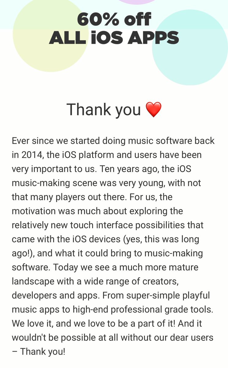 Massive Thanks &amp; Temp Price Drop!! iOS