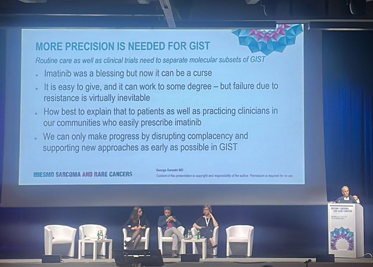 Winette_vdGraaf's tweet photo. Can’t agree more with @DrSarcoma @myESMO #SarcomaRareCancer meeting Lugano. https://t.co/GxBEuR8n7E