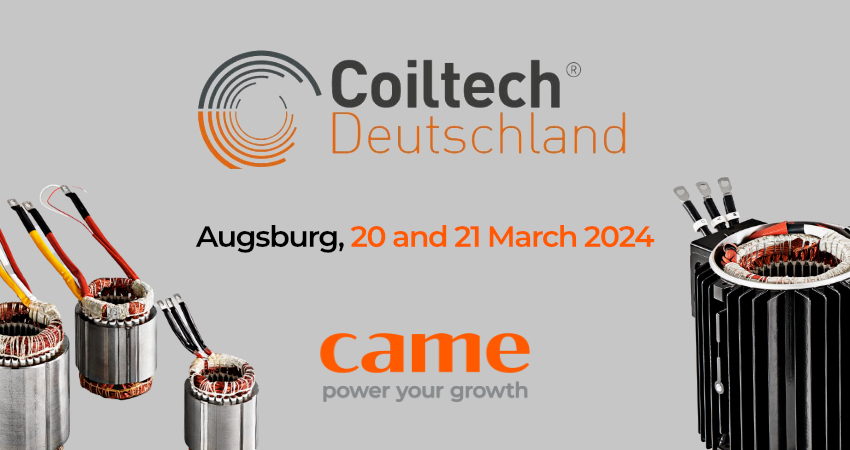 Came_spa's tweet photo. Came will be attending the Coiltech Deutschland 2024 trade fair in Augsburg, which will take place on Wednesday 20 and Thursday 21 March 2024.

You will find us at the Stand ITALIA 1-A12.

https://t.co/Wqon6jcSrT

#cameitaly https://t.co/XYbfErvQdV