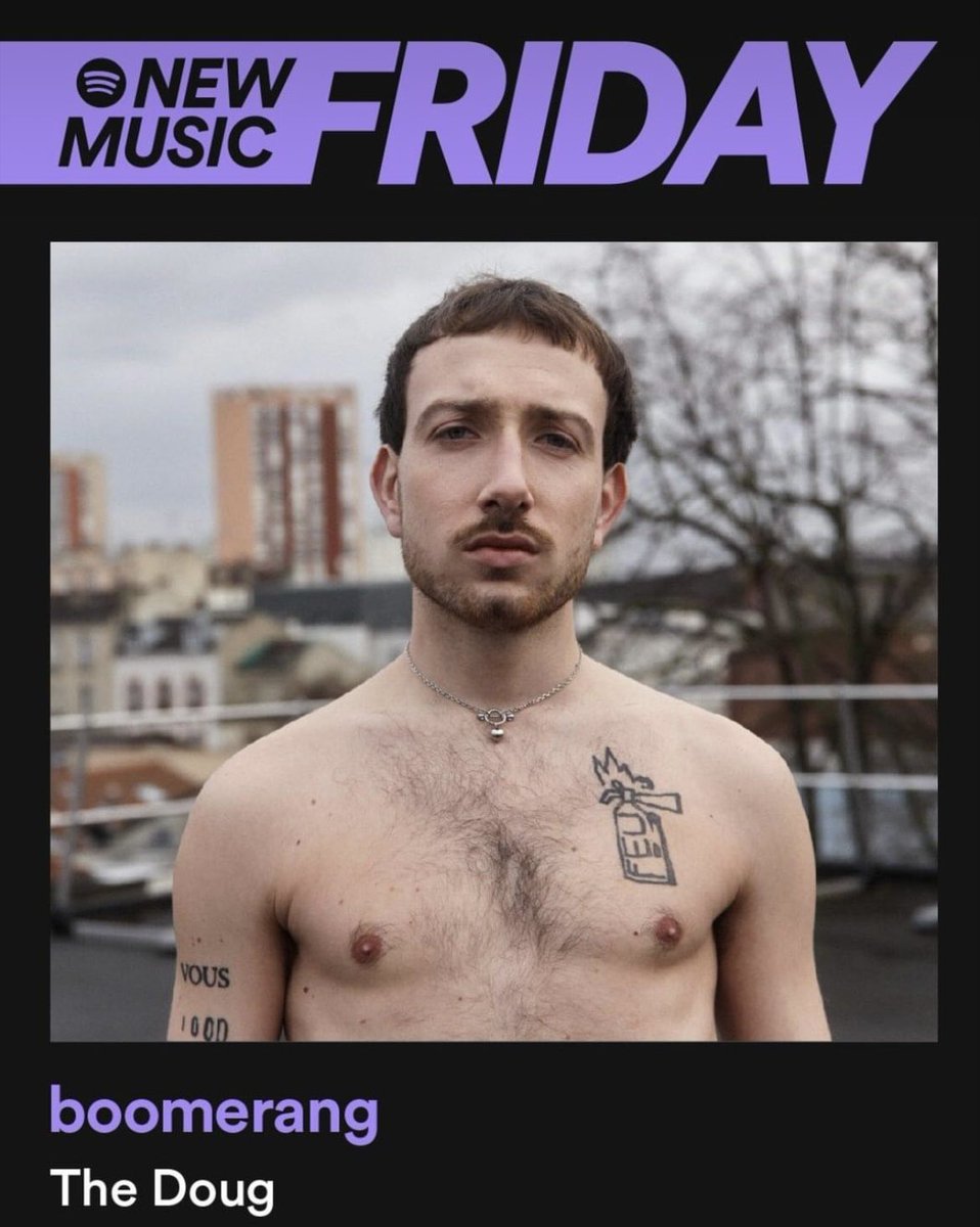 Fan !
@thedoug_edn sort son nouveau single « Boomerang » et c’est une pépite !