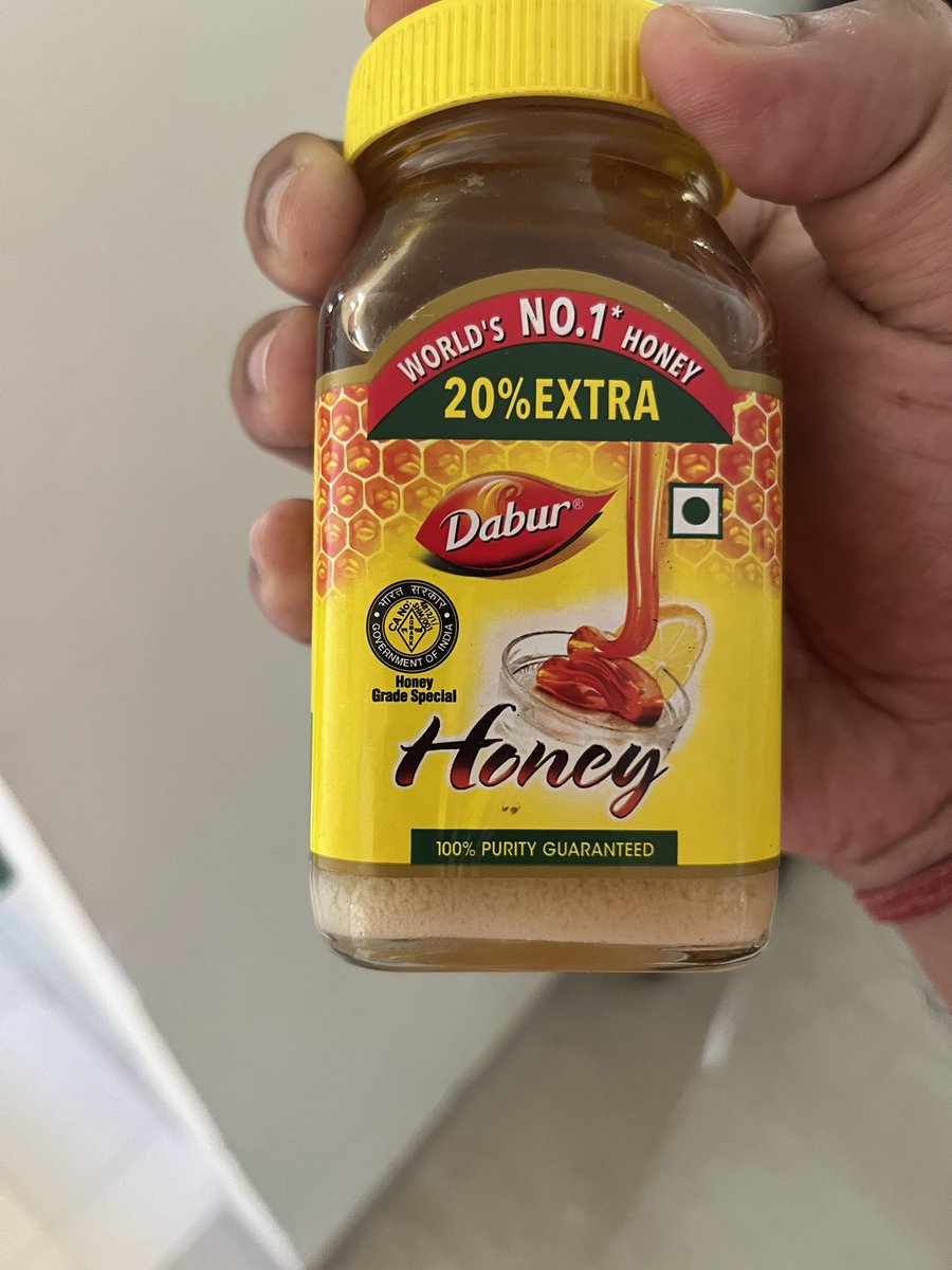 KharePulkit's tweet photo. Dabur Honey or Dabur Sugar @DaburIndia @DaburHoney_Ind @fssaiindia https://t.co/ooNmPqAX0f