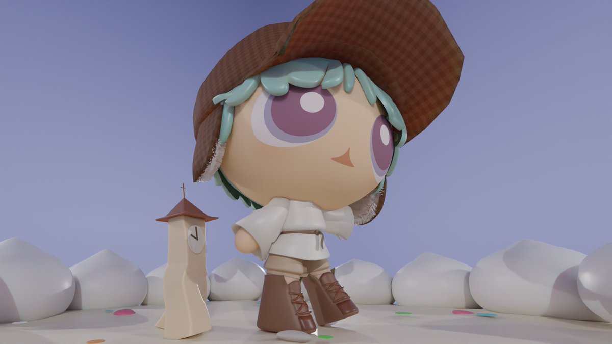 lulupacket's tweet photo. 🤍🧁トーリちゃんお誕生日おめでとう🧁🤍

#blender #3dart https://t.co/bx2lYUDspd