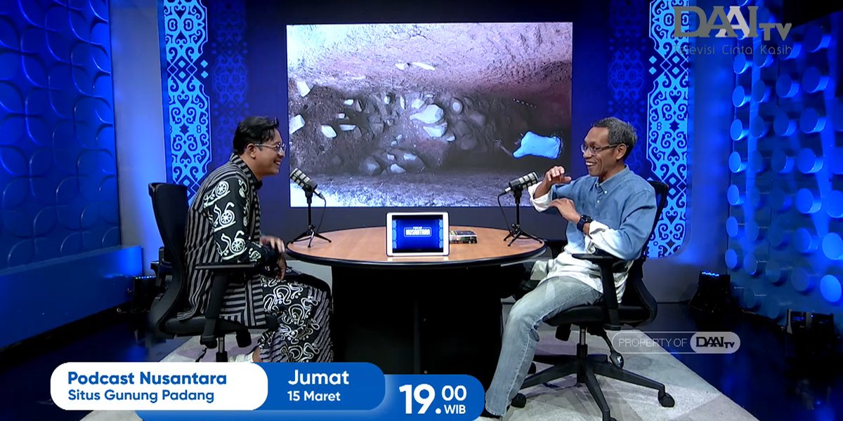 Situs Gunung Padang
Podcast Nusantara di DAAI TV
Jumat, 15 Maret 2024 pukul 19.00 WIB