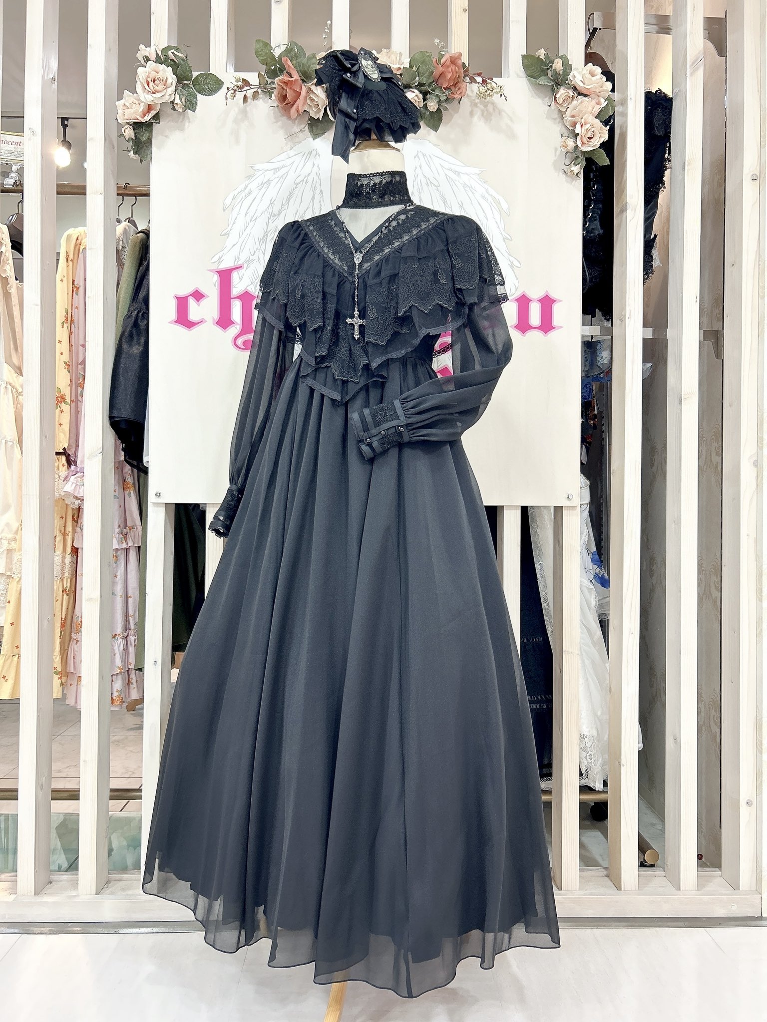 【初回生産品】セレスティアゴシックロングドレス【9号】 初回生産品】セレスティアゴシックロングドレス【9号】