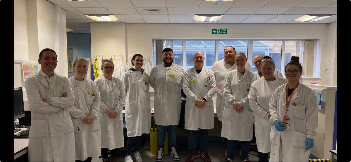 NCACareersNHS's tweet photo. Meet the Biochemistry and Specimen Reception team!

Their varied roles work together as a team to ensure they can process 1000’s of samples a day for patients across the hospitals, community and primary care and produce quality results.

#HCSWeek24 https://t.co/b9b5LuLuXt