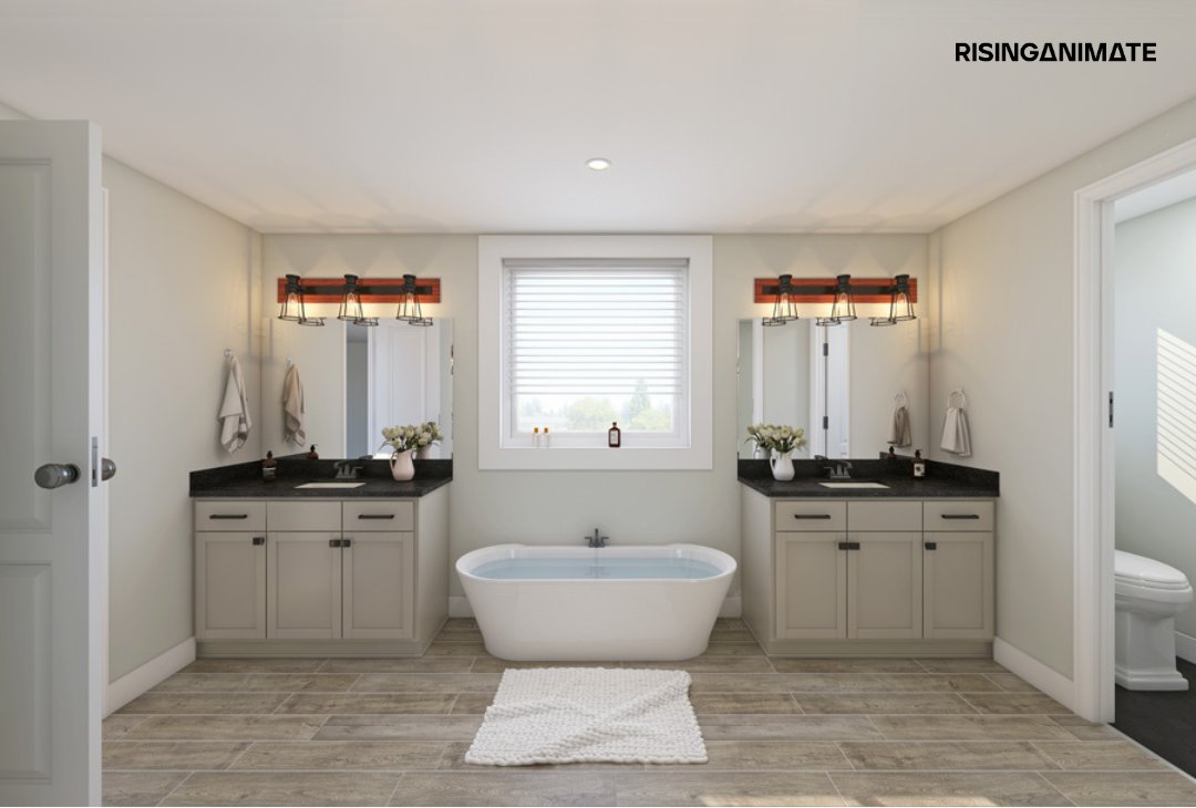 risinganimate's tweet image. Tired of staring at same old shower curtain/bathroom design? Let's spice it up-virtually!

Our #3drenderings reveal your dream #bathroom in stunning detail, ensuring everything from bathtubs to towels have their perfect place.

risinganimate.com/contact
📩 info@risinganimate.com