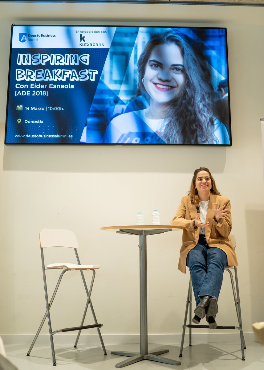 ☕️Ayer celebramos otro #InspiringBreakfast, evento dirigido a estudiantes de @deustoDBS, organizado en colaboración con @AlumniDBA. ▶️ Descubre a Eider Esnaola, que combina su puesto de Técnico de Logística con su propio proyecto, Selandia Organics: ow.ly/Kpal50QU0X7