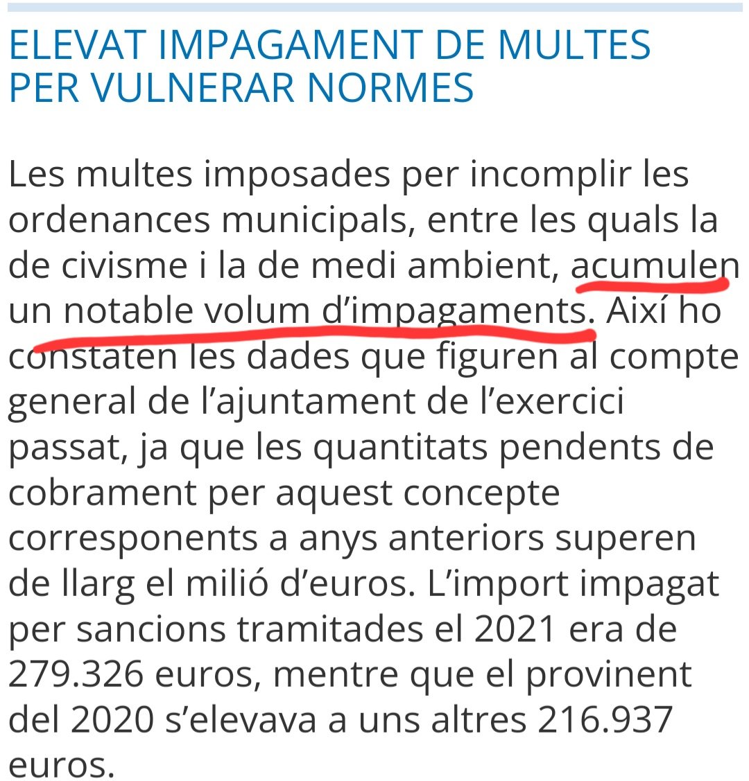 Ur_gell's tweet photo. @orriolsderipoll Així és fa! Perquè les multes tampoc les paguen si no et poden embargar. (Dades de Lleida) https://t.co/H9rtVpIuO0