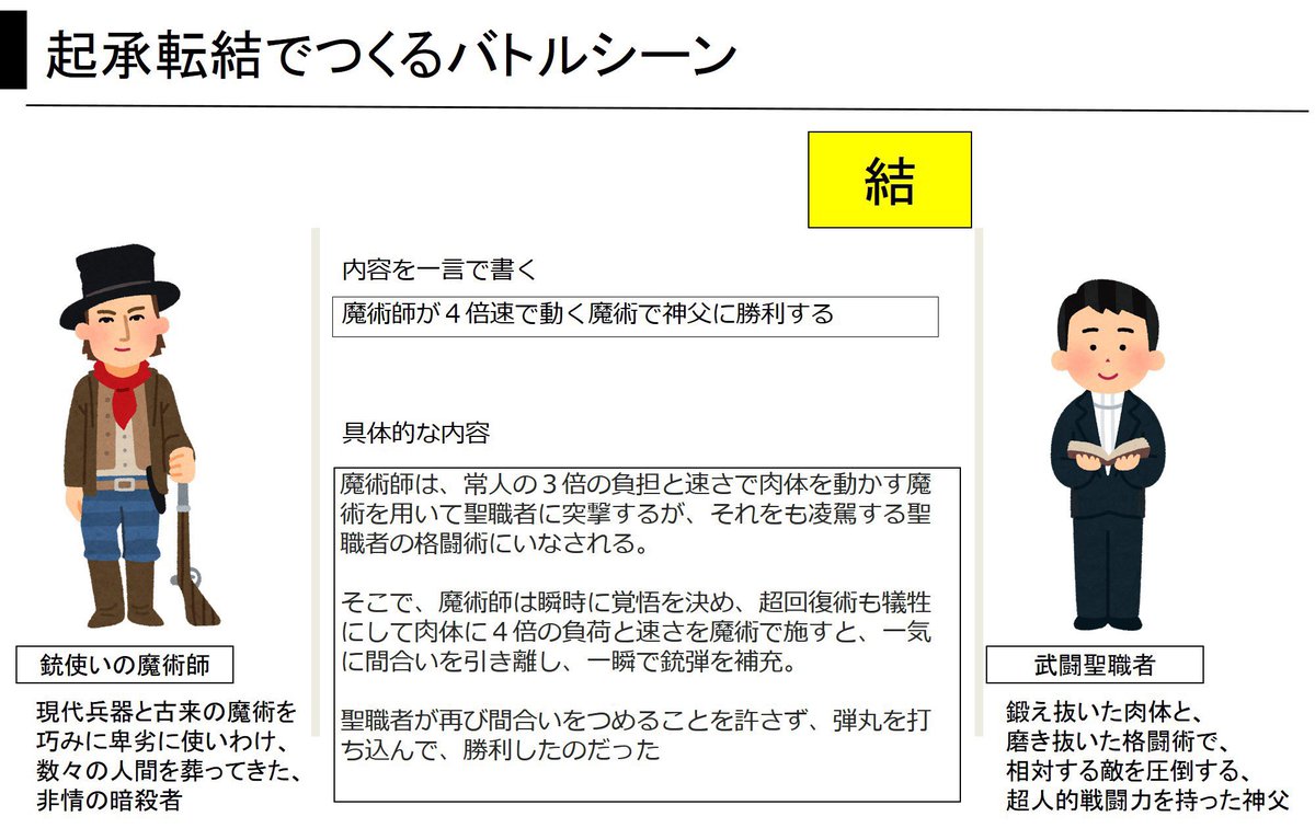 game_sennin's tweet photo. 小説の強みが「内面描写」であるが故に、小説原作で映像化されたバトルシーンって

「めっちゃ喋る」

傾向があってメディアの特性の強みって違うのよ。私は「Fate/Zeroのアニメは原作再現素晴らしい！」と絶賛して布教したんだけど

「なんでこんなに喋るの？」

と反応されまくり、ハッとした（続 https://t.co/wHTAamEsjj