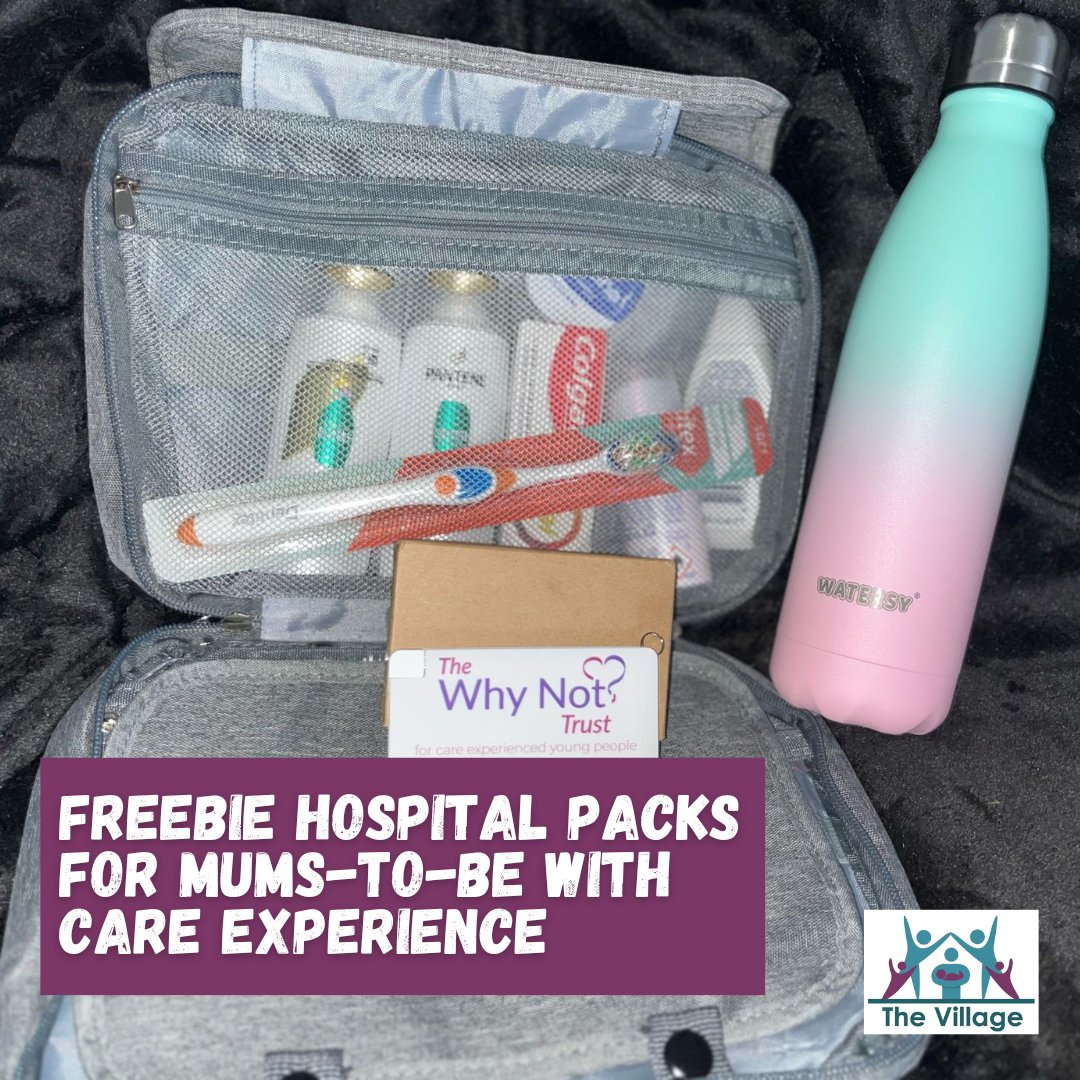 Happy #FreeFriday to all the incredible mums-to-be with care experience! Grab one of our freebie hospital packs, packed with essentials from shampoo to a power bank. They're the perfect size for your hospital bag, so you can feel prepared. Join our hub to get yours! 🍼 #NewMum
